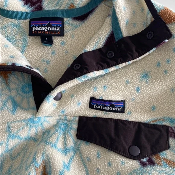 Patagonia Synchilla Owl Harvest Moon Sweater Small - Picture 4 of 4